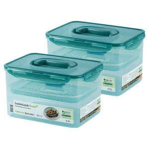 락앤락 발효 숙성 용기 + 누름판 세트, 4.5L, 2세트