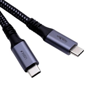 케이블메이트 C타입-C타입 USB4 8K 60Hz 썬더볼트 호환 240W 초고속 충전 알루미늄 메쉬 케이블