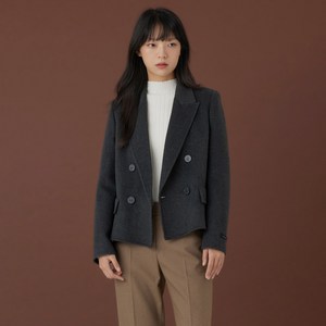 케이엘바이린 캐시미어 핸드메이드 여성용 에일린 울자켓