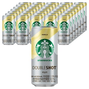 스타벅스 더블샷 바닐라, 200ml, 36개