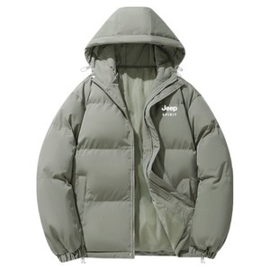 지프스피릿 남녀공용 윈터 이지푸퍼 후드 패딩점퍼