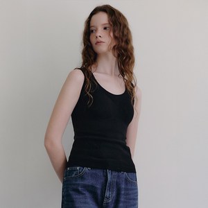 티에스에이치 여성용 U넥 웜브라탑 나시 티셔츠 2p