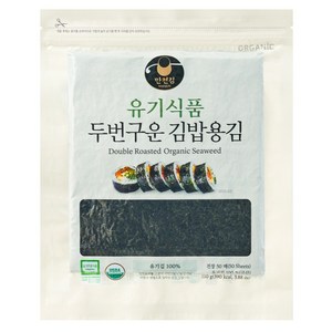 만전김 유기식품 두번 구운 김밥김 50p, 110g, 1개