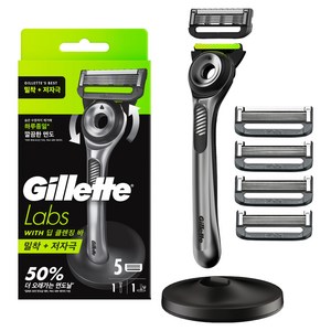 질레트랩스 딥클렌징바 면도기 세트