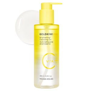 홀리카홀리카 골드키위 비타C 플러스 브라이트닝 클렌징 오일, 200ml, 1개