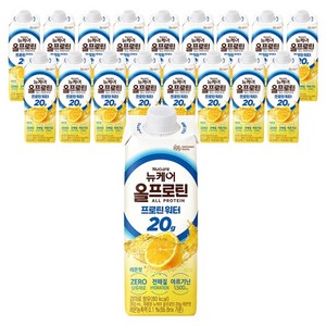 뉴케어 올프로틴 레몬맛 프로틴 워터, 350ml, 18개