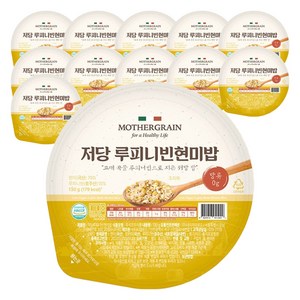 뉴프라이스 마더그레인 저당 루피니빈현미밥, 130g, 12개