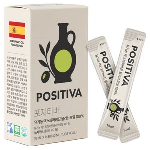 포지티바 유기농 엑스트라버진 올리브오일 14p, 140ml, 1개