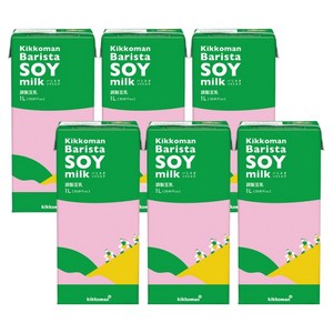 기꼬만 두유 바리스타, 1L, 6개