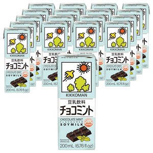 기꼬만두유 민트초코맛, 200ml, 18개