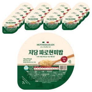 뉴프라이스 마더그레인 저당 파로현미밥, 130g, 18개