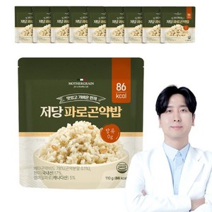 뉴프라이스 마더그레인 저당 파로곤약밥, 110g, 10개