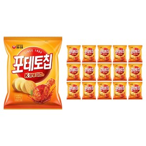포테토칩 K 양념치킨맛, 50g, 16개