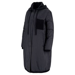 PAT 여성용 니트후드 구스다운 점퍼