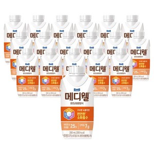 메디웰 구수한 누룽지맛 완전균형영양식, 200ml, 18개