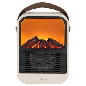 아이리버 3D PTC 불멍 캠핑 세라믹 미니 히터