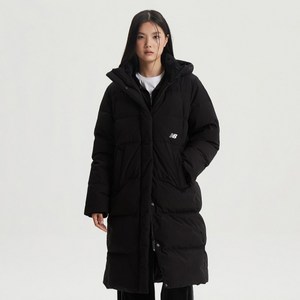 뉴발란스 여성용 에센셜 롱 덕다운 패딩 NBNPFB9002