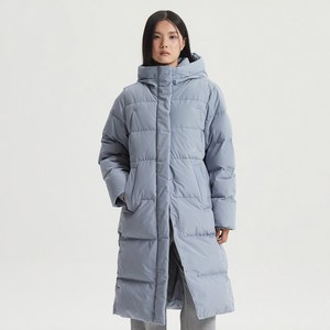 뉴발란스 여성용 에센셜 롱 덕다운 패딩 NBNPFB9002