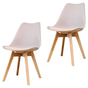 일상도구 인테리어 에펠 카페 식탁 의자, 라이트 퍼플, 2개