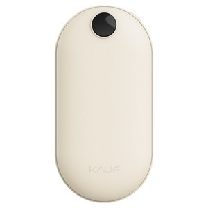 카프 LED 휴대용 충전식 대용량 잔량표시 온도조절 양면 발열 손난로 보조배터리 10000mAh