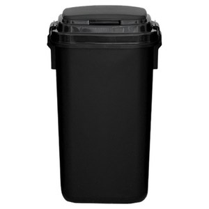 리빙앤트리 리드블랙 대용량 분리수거 쓰레기통