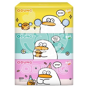 톡티슈 오둥이 미용티슈 2겹 200p x 3종 세트, 200매, 3개