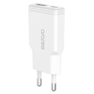 아라리 GaN 30W PD충전 초고속 미니 2포트 슬림 멀티 충전기