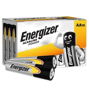 에너자이저 알카라인 AA 건전지, 18개입, 1개
