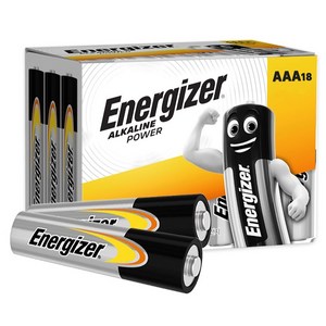에너자이저 알카라인 AAA 건전지, 18개입, 1개