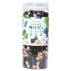 제로랩스 강아지 국내산 노즈워크 영양간식 베리가득 져키