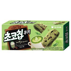 오리온 초코칩쿠키 말차라떼맛, 104g, 1개