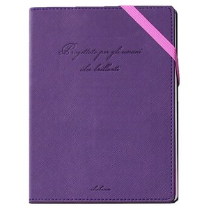 비팬시 마이데이 하드커버 스트랩 카드포켓 만년 다이어리 노트 A5, 퍼플, 150 x 210 ..., 1개