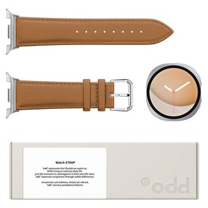 에이오드 어썸디자인 스마트워치 오드 수제 소가죽 스트랩