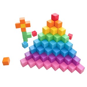 벨베이비 영유아 자석블럭 빅사이즈 네모 세트 35mm 32p