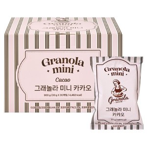 그래놀라하우스 그래놀라 미니 카카오, 30g, 30개