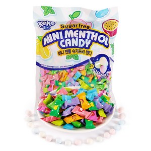 케케걸 미니 멘톨 슈가프리 캔디, 1kg, 1개
