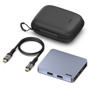 아트뮤 USB C타입 8in1 10Gbps 미니 멀티허브 독 세트 MH810