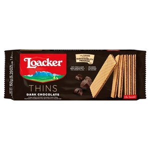 로아커 웨하스 씬 다크초콜릿, 150g, 1개