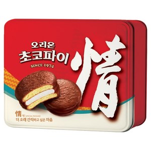 오리온초코파이 틴케이스 12p, 468g, 1개