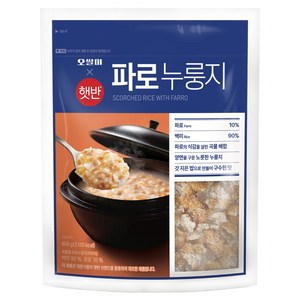 햇반 오쌀미 파로누룽지, 800g, 1개
