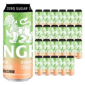 싱하 레몬멜론향 소다제로, 330ml, 24개