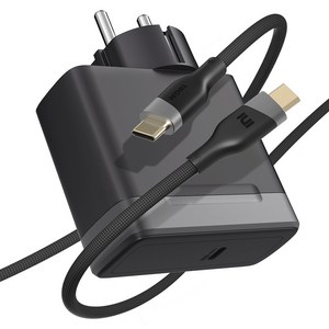 아트뮤 PD3.1 140W PPS GaN 접지 초고속 충전기 GX610 + C타입 to C타입 5A 우븐 케이블 240W 1.5m 세트