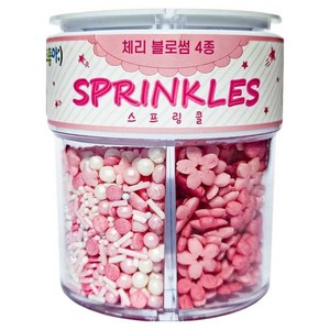 체리블로썸 스프링클 믹스 4종, 68g, 1세트
