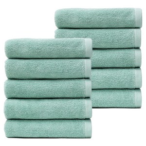 타월톡톡 호텔 고급타올 140g 30수 면사, 민트, 10개
