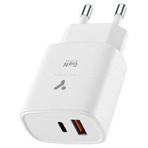 요이치 25W GaN 듀얼포트 2포트 C타입 + USB 타입 PPS 초고속 PD 충전기