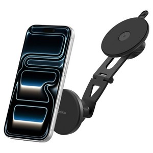 벨킨 부스트차지 마그네틱 Qi2 15W 전기차 차량용 고속 무선 충전기