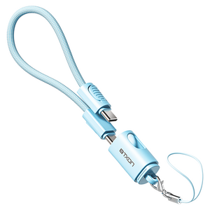 티엑스온 휴대용 고리형 C타입-C타입 키링 손목 스트랩 충전 숏케이블