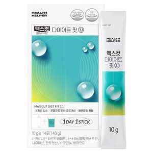 헬스헬퍼 맥스컷 다이어트 핏 3.1 레몬맛, 140g, 1개