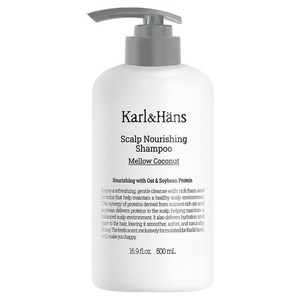 칼앤한스 스칼프 너리싱 두피케어 단백질 샴푸 멜로우코코넛, 500ml, 1개