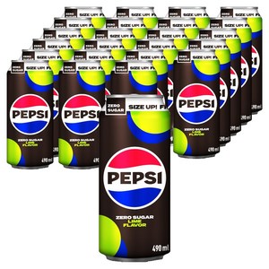 펩시 콜라 제로슈거 라임향, 490ml, 24개
